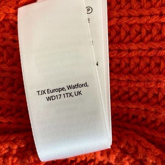 Rachel Zoe New York Women's Orange Knitted Long-Sleeve Sweater Size M NWT - Picture 15 of 16